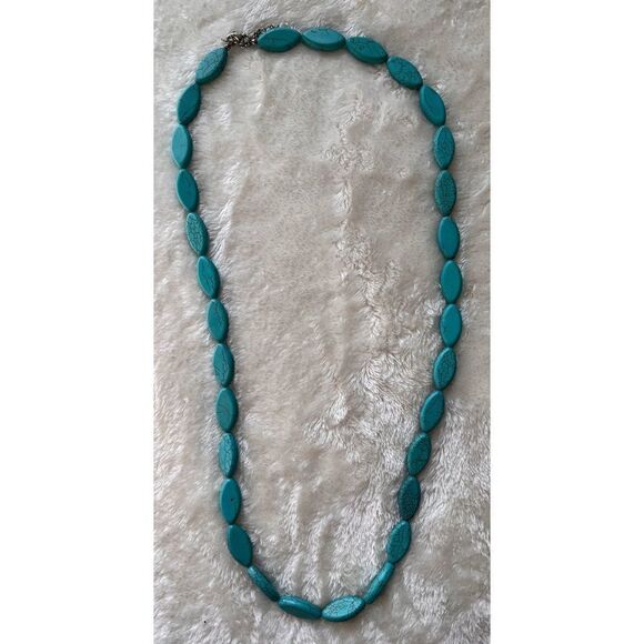 Cookie Lee Turquoise Necklace & Bracelet Set - Picture 2 of 7
